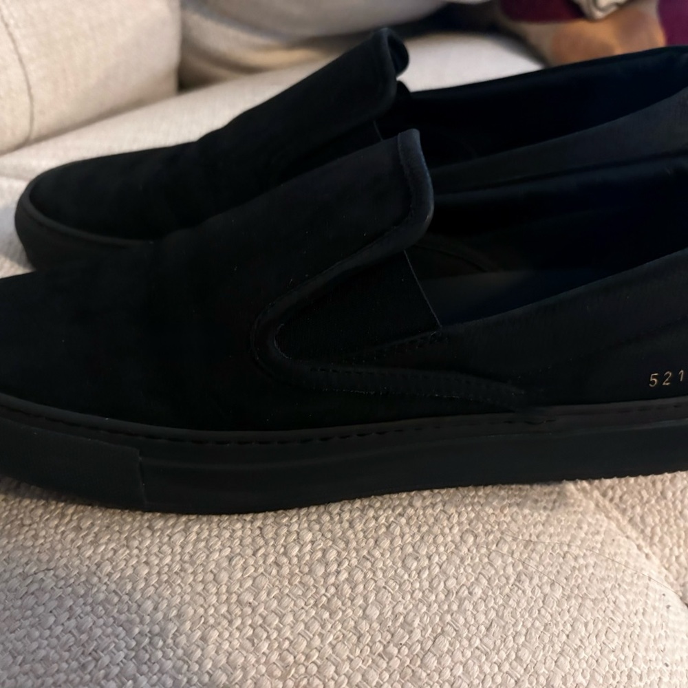 Common Projects Black Men's Slip-On Loafers